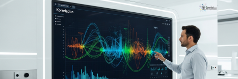Korrelation von Daten und Zufriedenheit
